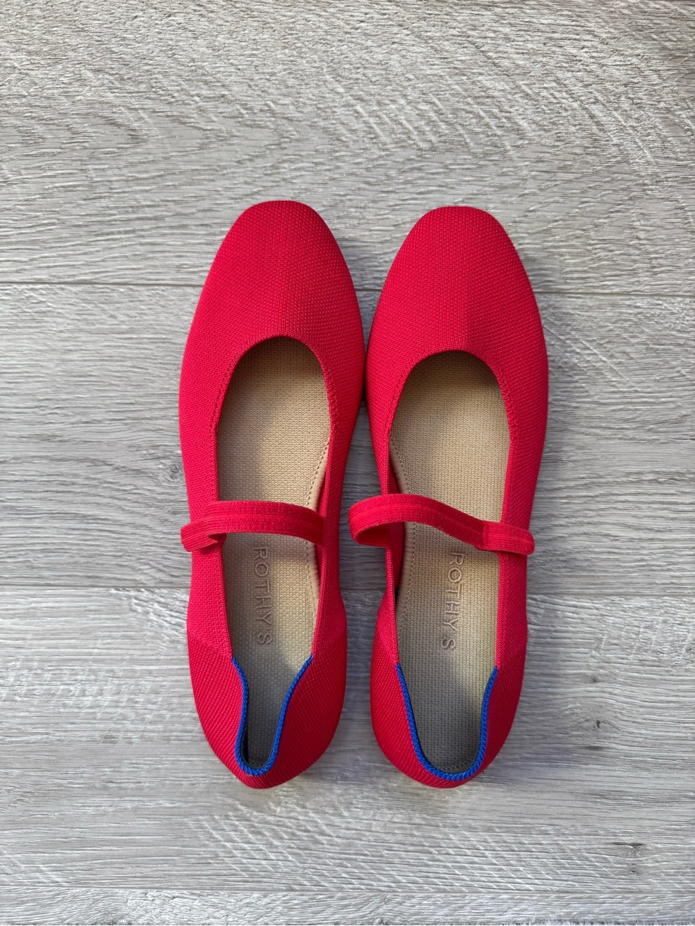 Rothy’s The Square Mary Jane in Lollipop Red Size 10 - Picture 4 of 11